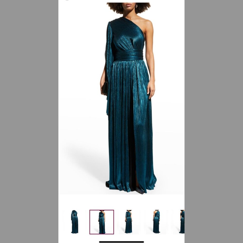 Bronx And Banco Gown Florence One -Shoulder Split-Sleeve Gown